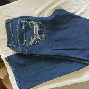 Rythym in Blues Jeans Stretch Sz 8, great shape